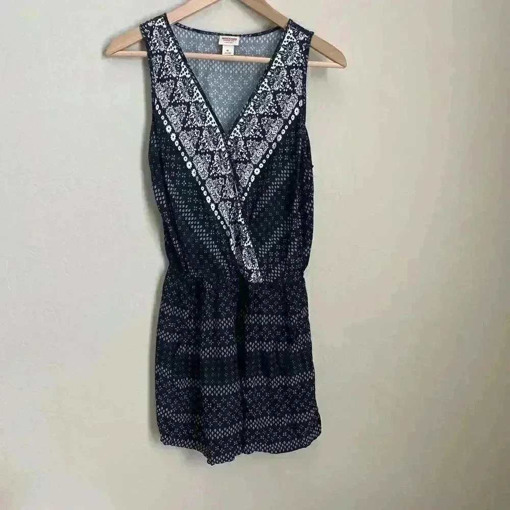 Mossimo Print Shorts Romper Size Medium